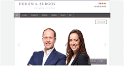 Desktop Screenshot of clinicaduranburgos.com