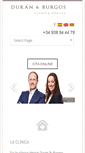 Mobile Screenshot of clinicaduranburgos.com